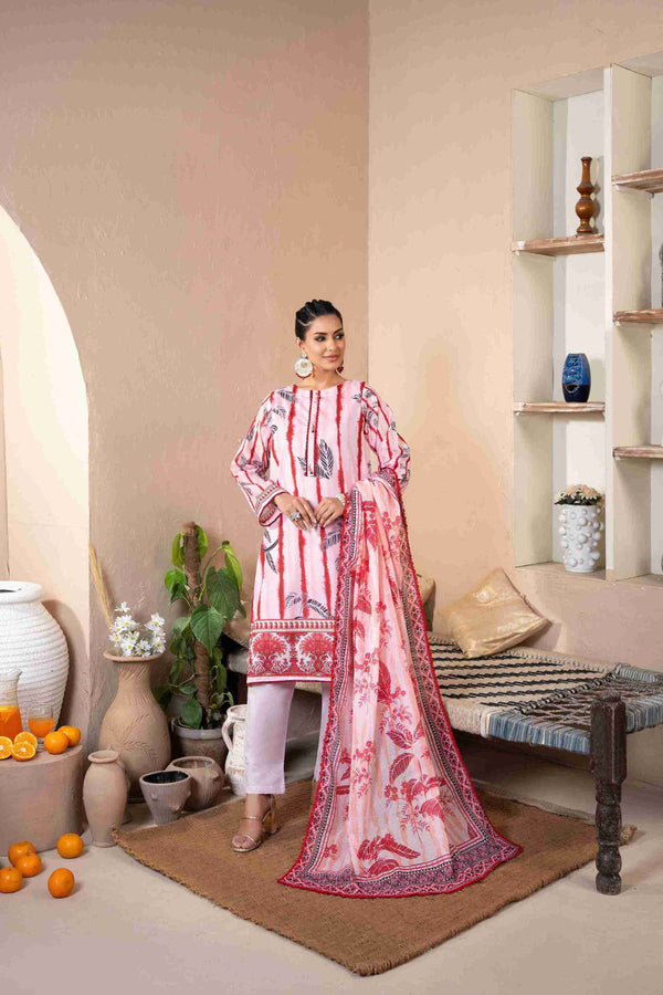UNSTITCHED PRINTED 3 PIECE LAWN