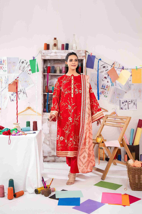 UNSTITCHED PRINTED 3 PIECE LAWN