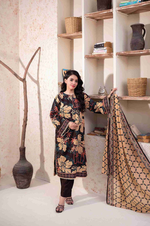 UNSTITCHED PRINTED 3 PIECE LAWN