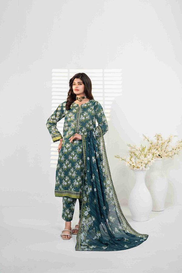 UNSTITCHED PRINTED 3 PIECE LAWN
