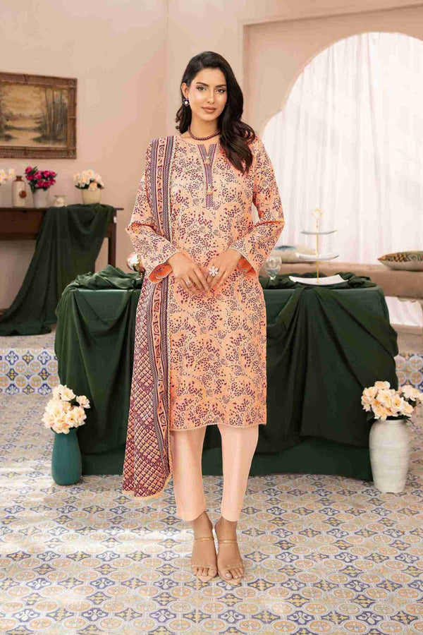 UNSTITCHED PRINTED 3 PIECE LAWN
