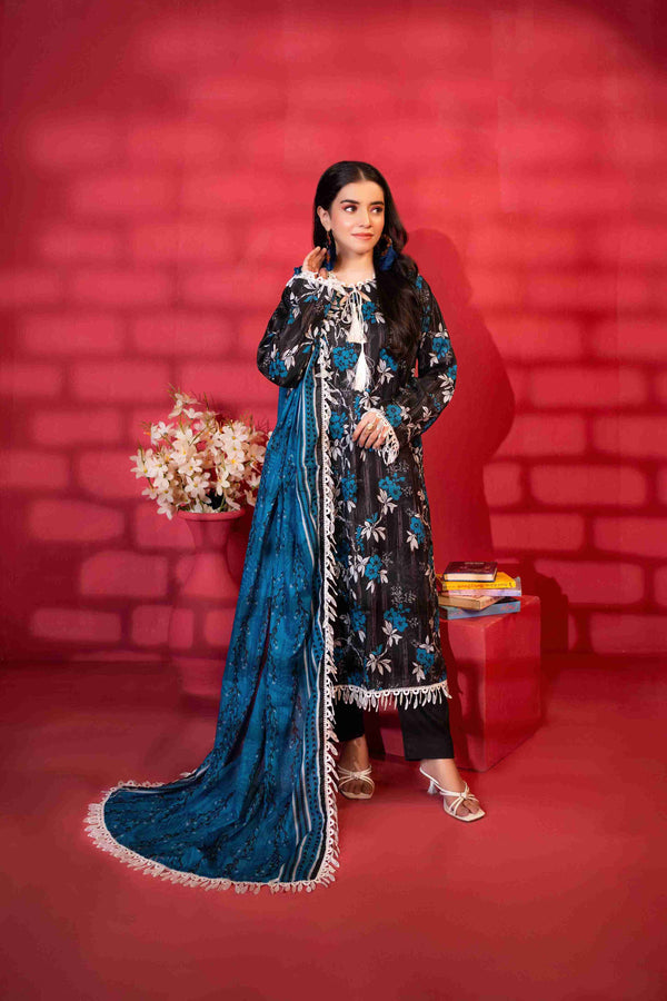 UNSTITCHED PRINTED 3 PIECE LAWN