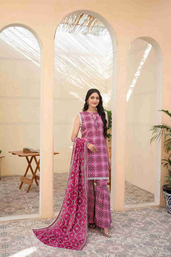UNSTITCHED PRINTED 3 PIECE LAWN