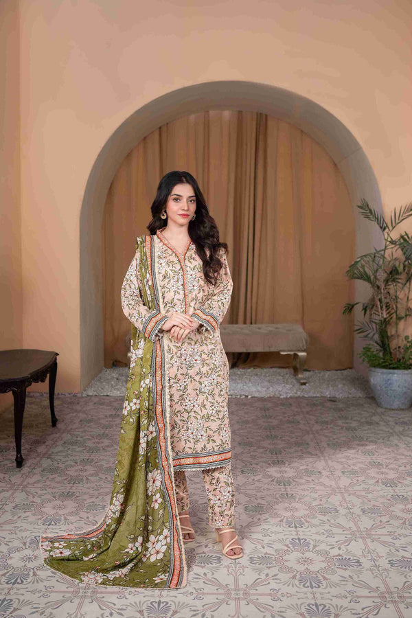 UNSTITCHED PRINTED 3 PIECE LAWN