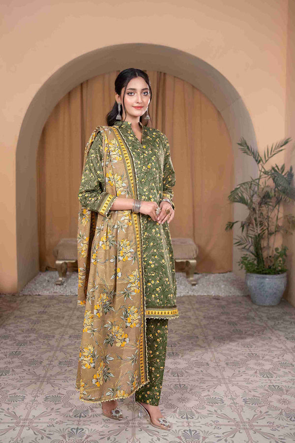 UNSTITCHED PRINTED 3 PIECE LAWN