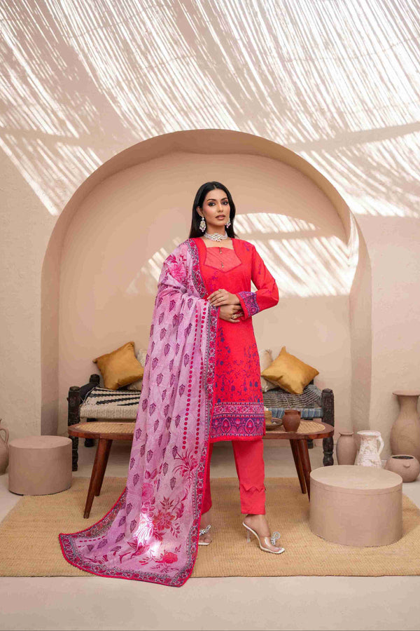 UNSTITCHED PRINTED 3 PIECE LAWN