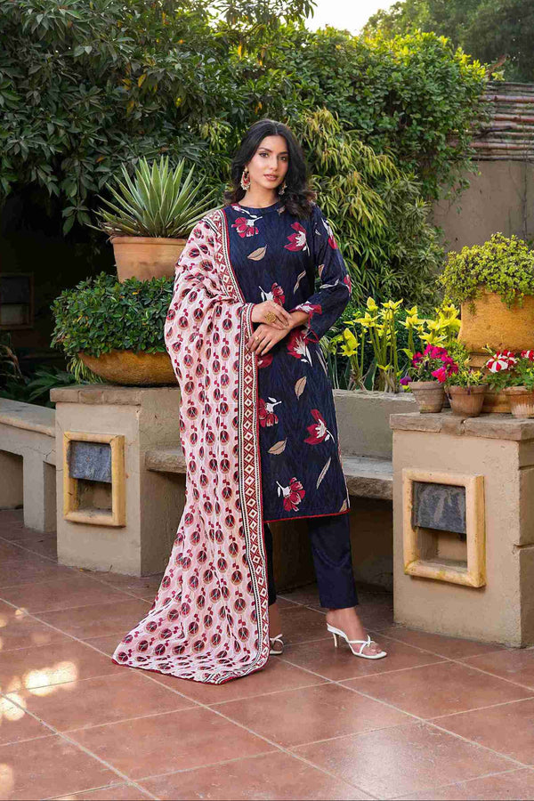 UNSTITCHED PRINTED 3 PIECE LAWN