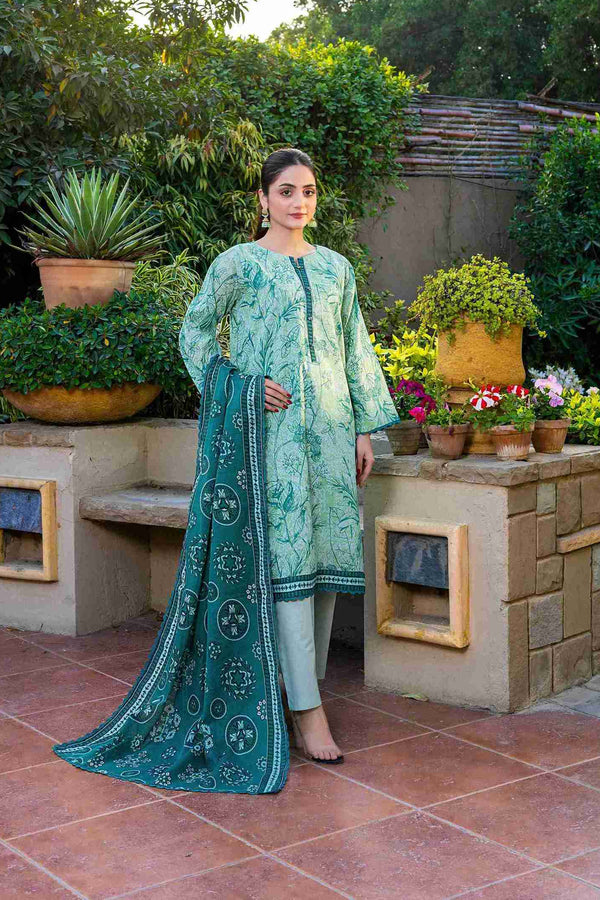 UNSTITCHED PRINTED 3 PIECE LAWN