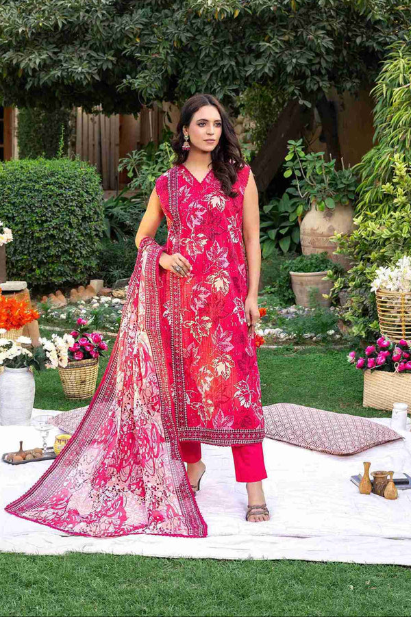 UNSTITCHED PRINTED 3 PIECE LAWN